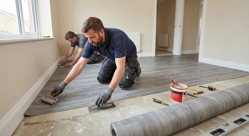 Sheet Flooring Installation in Loudoun County, VA